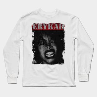 TEXTURE ART - Erykah Badu Long Sleeve T-Shirt